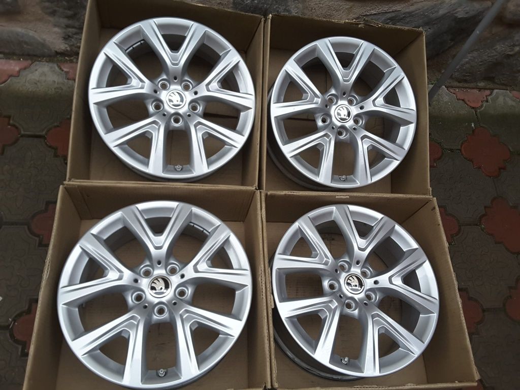 jante aliaj 17; 5x112; Skoda Karoq, Superb, Scout,  Octavia 2, 3, 4