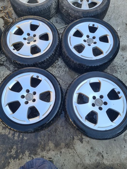 Jante aluminiu cu cauciucuri M +s ,5×112 Audi 225/45/17