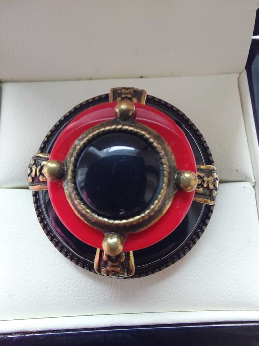 Кольцо перстень. Агат. Под старину