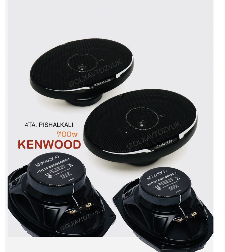 kenwood 700w 2ta qovun kalonka yangi 4ta pishalkali super sfat baquvat