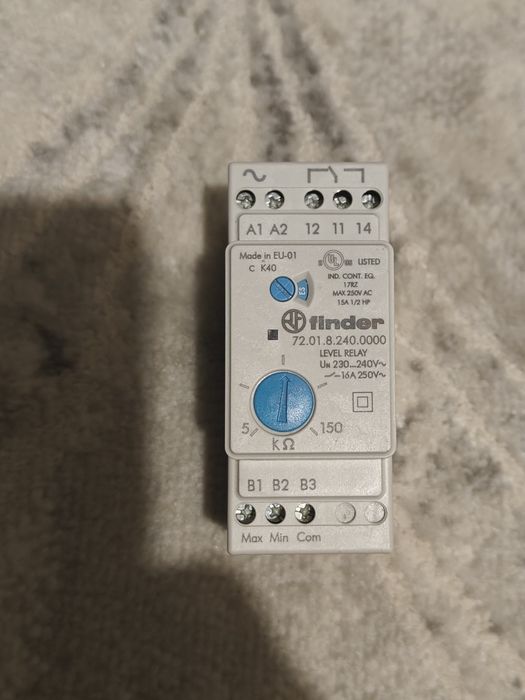 Releu control nivel lichid finder