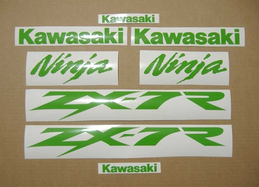 Стикери Kawasaki ZX7R 1997-2003 ninja 1999 кавазаки зх7р 2000 лепенки