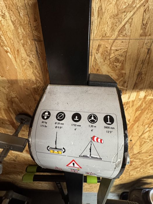 Stativ telescopic Duratruss 3800 + teuri prindere schela