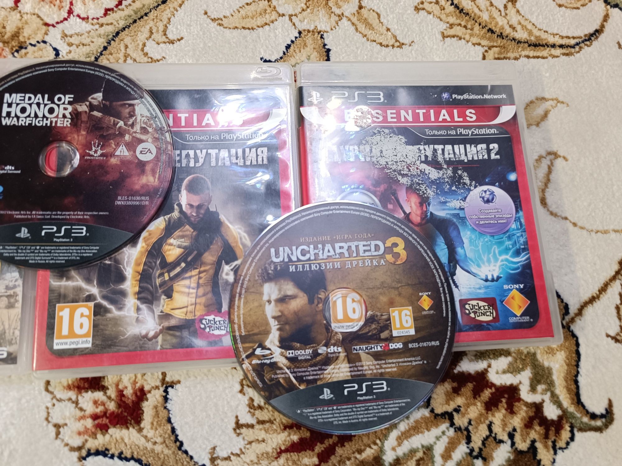 Диски для Ps3, все оригинальные.