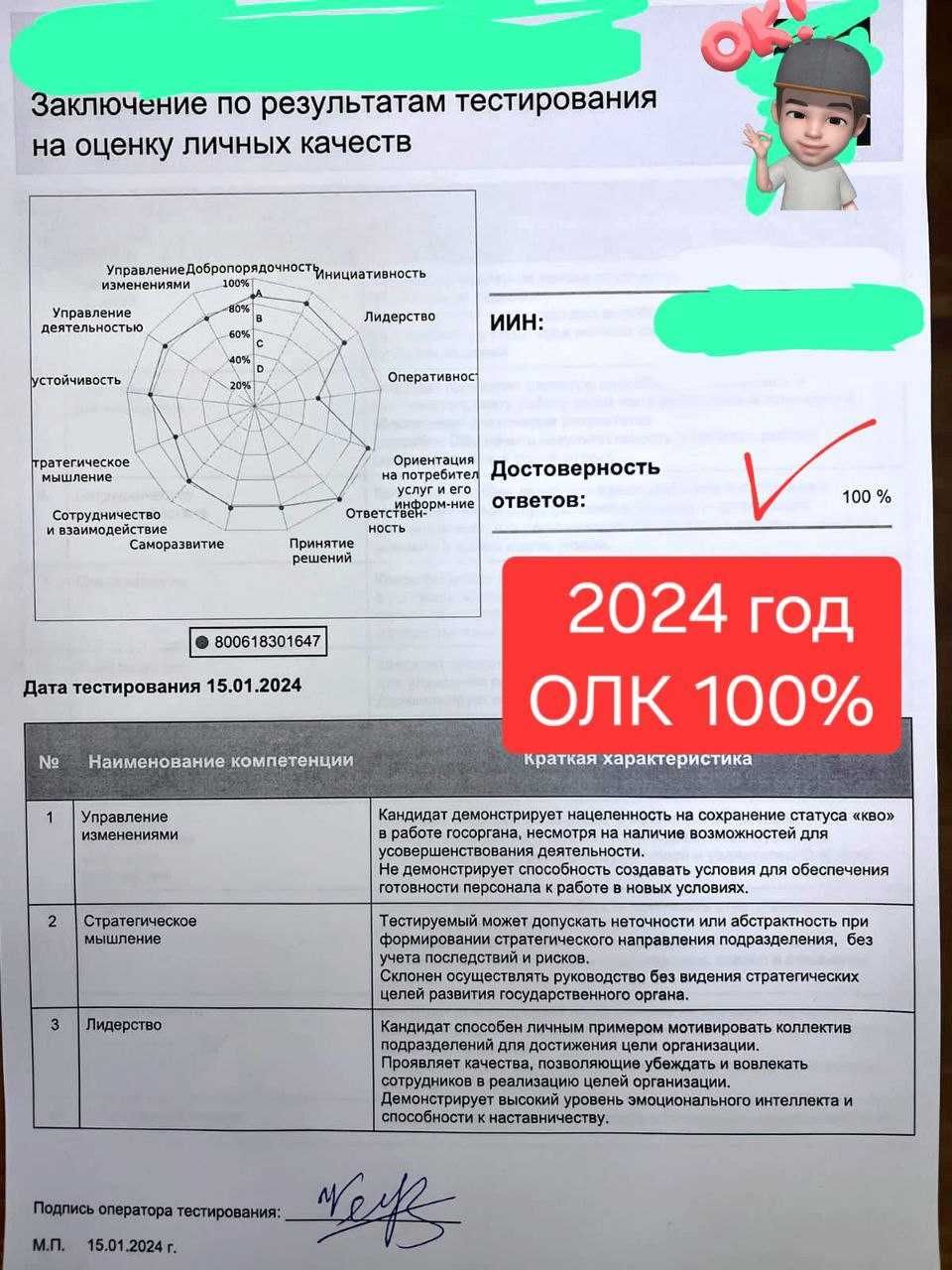 Гостест 2024. Тесты на госслужбу по всем программам. 3000 отзывов! ОЛК