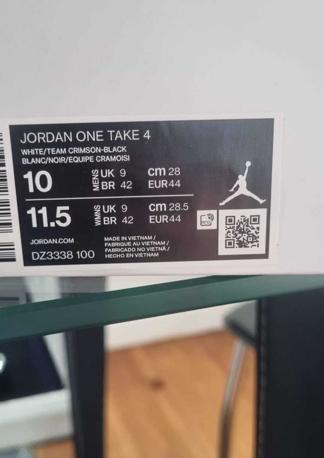 Jordan One Take 4. Номер 44. Нови