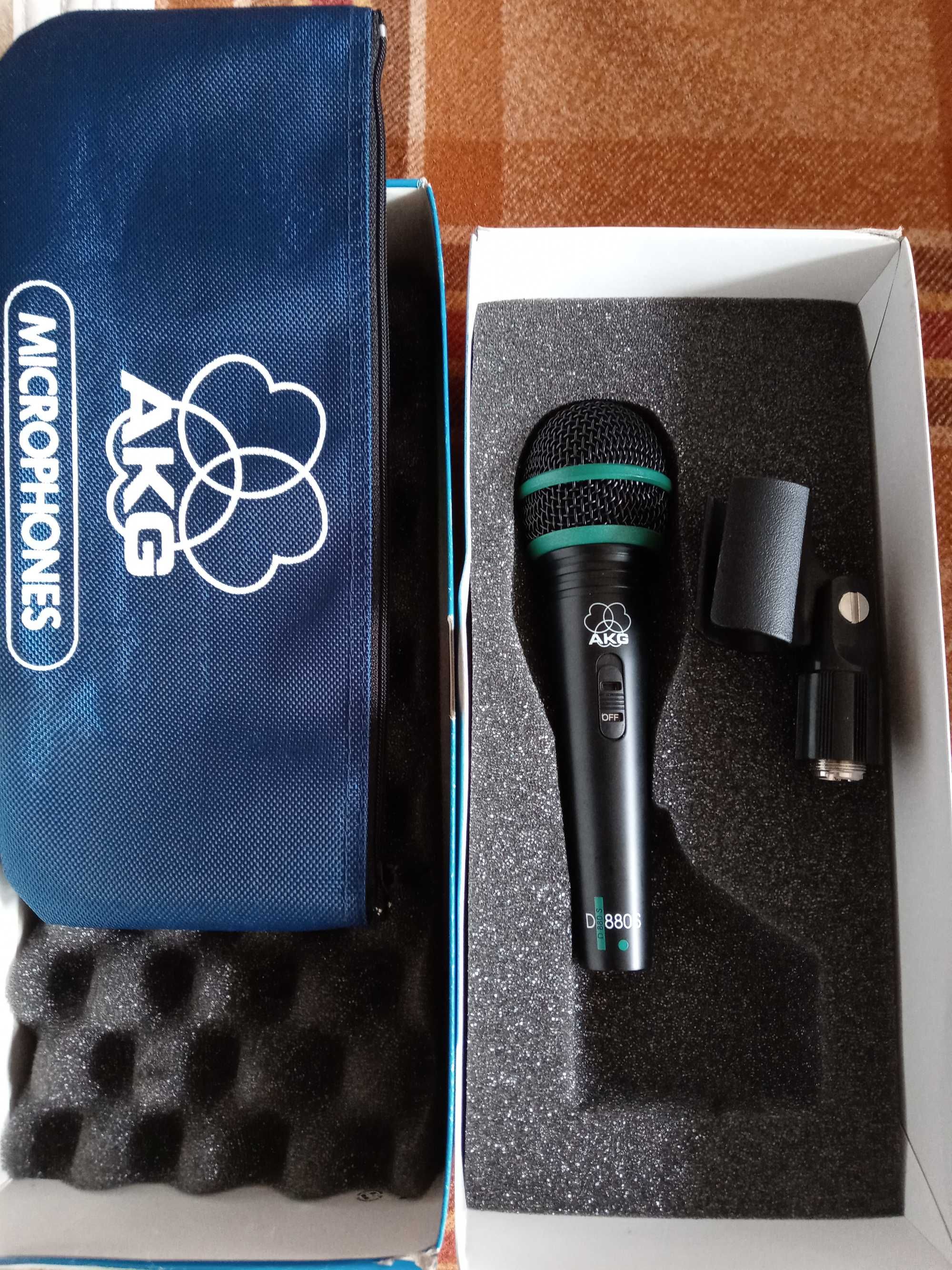 AKG D880S Dynamic Microphone НОВ!!!Оригинал Внос от Германия