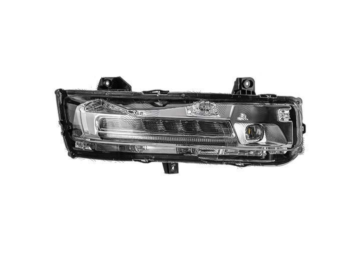 Lampa semnalizare fata Ford Mustang, 05.2018-, RapidAuto, fata, partea dreapta, cu ' lumina de zi' tip LED; cu lampa ceata fata; LED; Omologare: SAE;