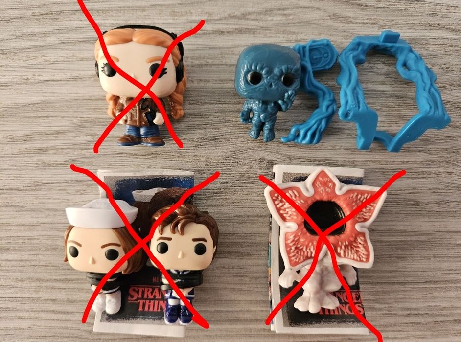 Фигурки Kinder Joy Funko Pop Stranger Things Harry Potter