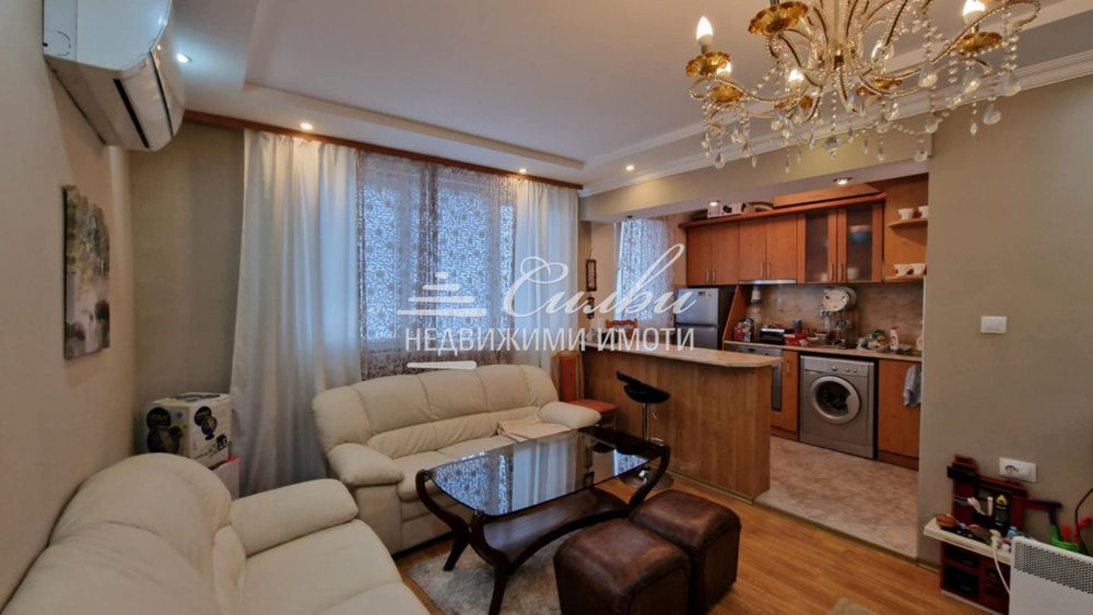 Двустаен ОБЗАВЕДЕН апартамент ново строителство - кв. Център