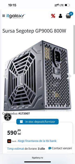 Sursa Segotep GP900G 800W