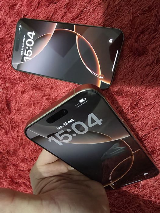 -Iphone 16Pro Max, ca Nou, 256Gb, 8Ram, bat: 100%-170-155 cicluri inca