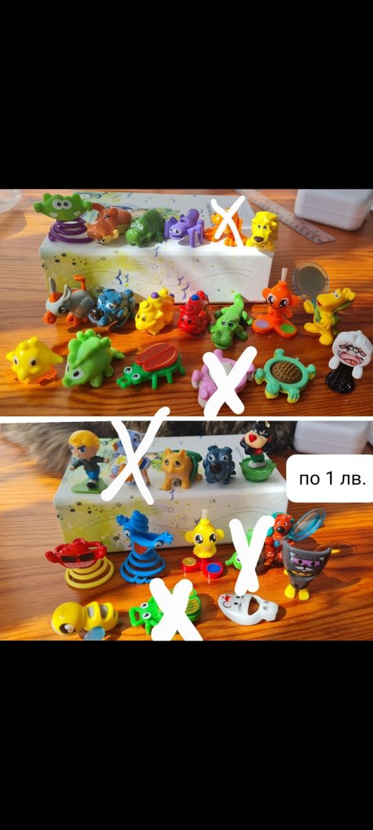 3.Киндер играчки от шоколадови яйца ( Kinder Surprise)