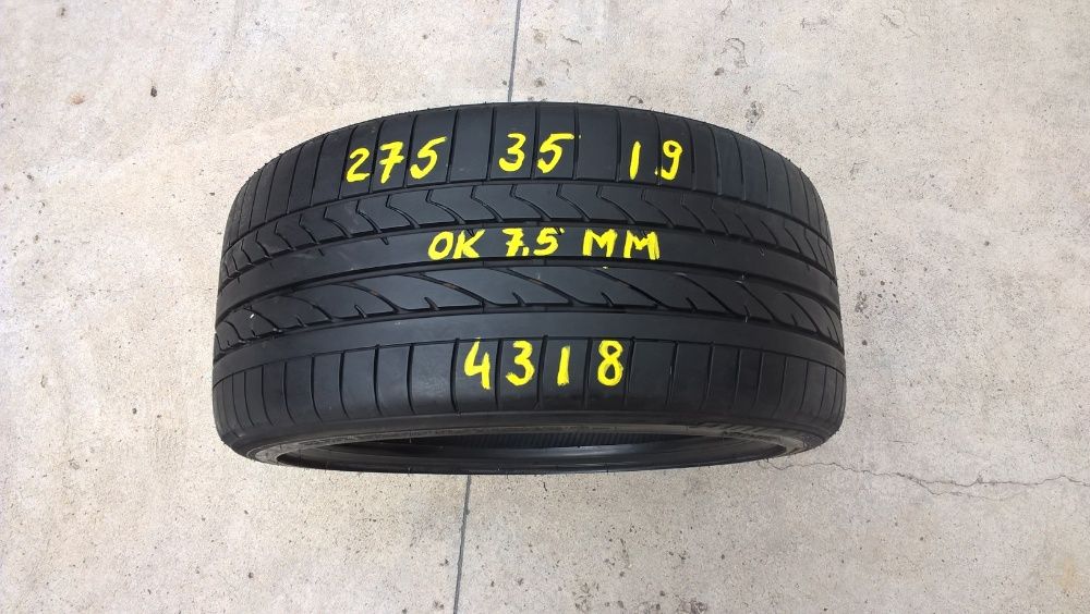 O anvelopa de vara 275 35 19 bridgestone potenza profil profil 7,5 mm