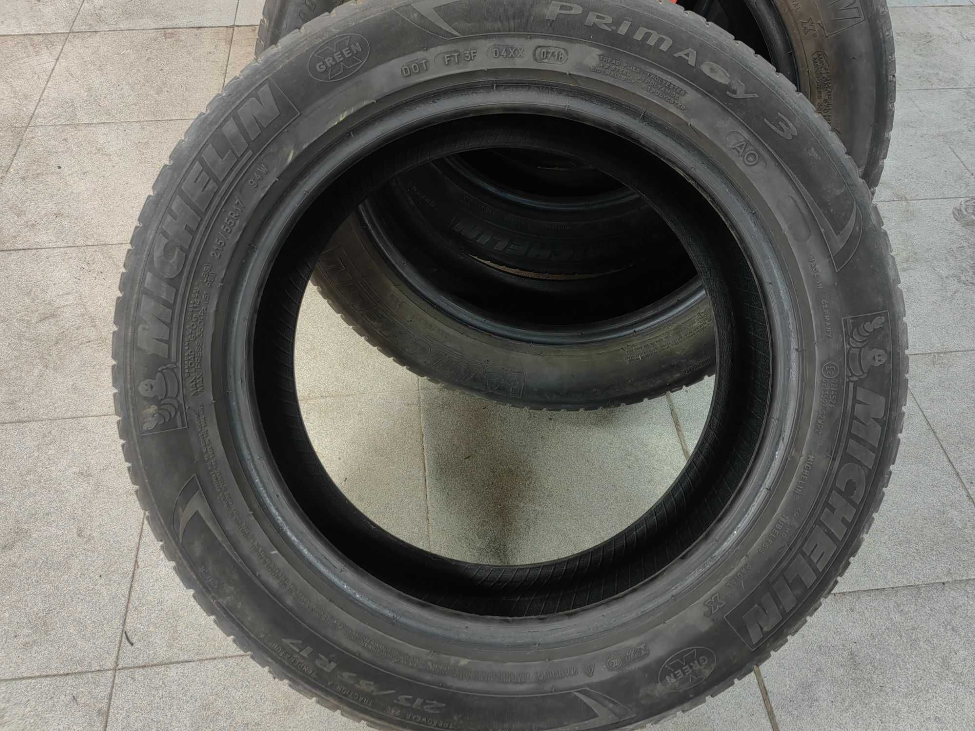 215/55 R17-4 бр. Летни гуми  35лв.за бр.