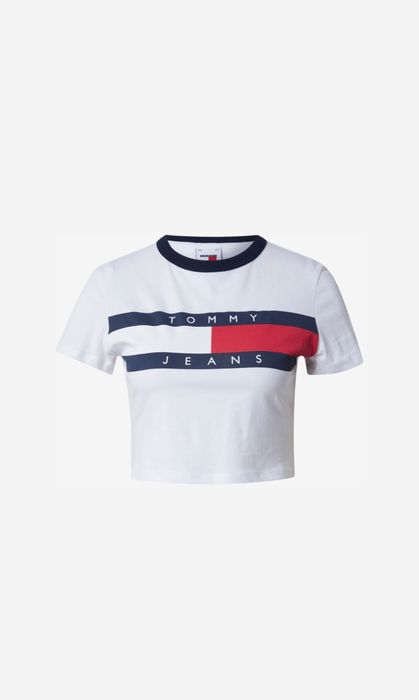 Tricou Tommy Jeans alb