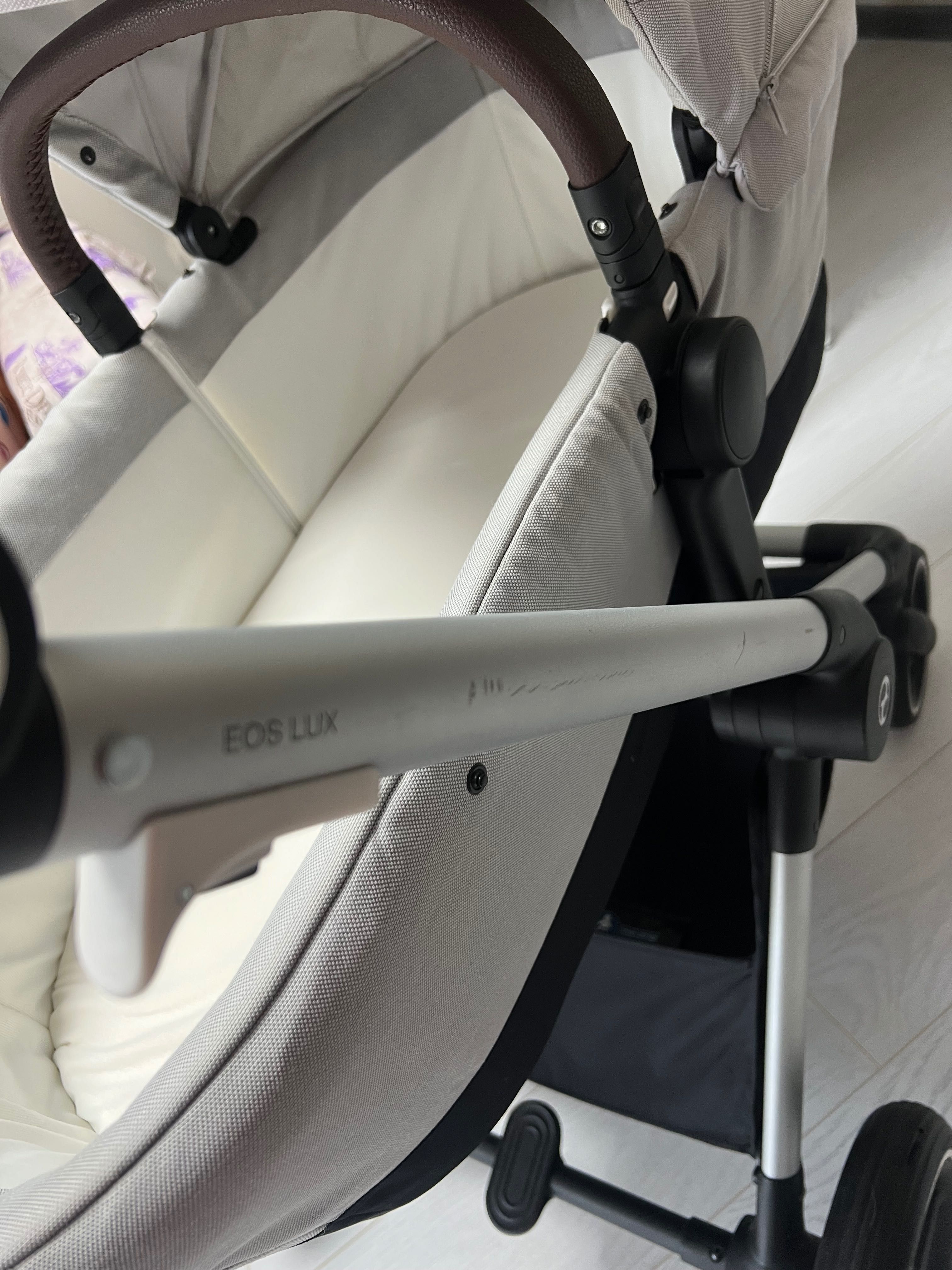 Cybex EOS LUX SLV LAVA GREY трансформираща се детска количка 2 в 1