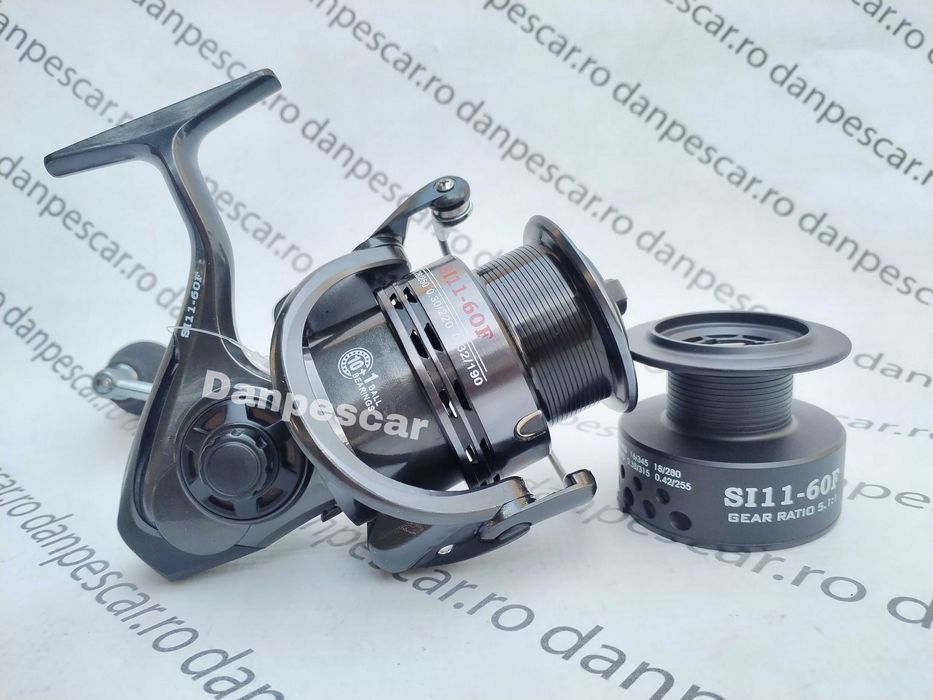 SET 4 Mulinete feeder si crap WINDBLADE SI 11-6000F  0,28mm/250m