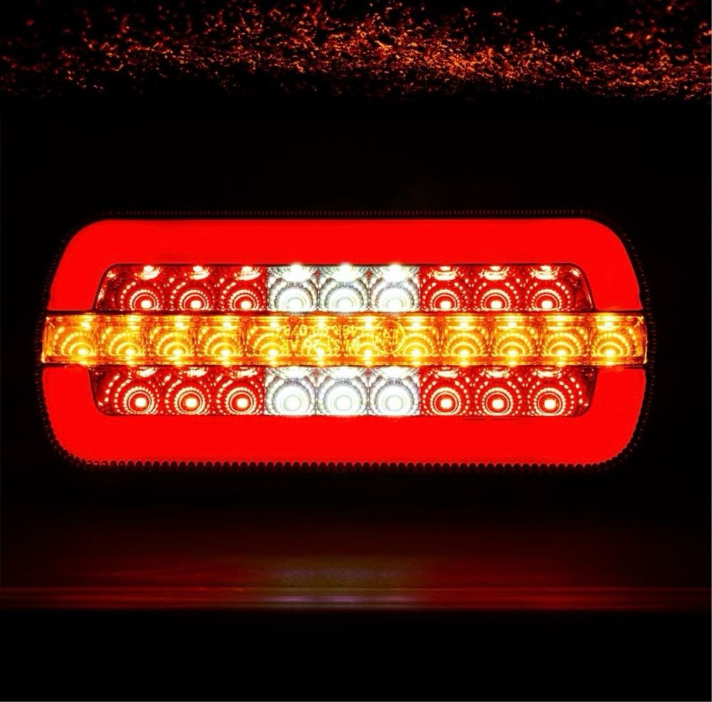 НОВ МОДЕЛ LED Неонови Стопове за платформа ремарке бус 12V LED Стопове