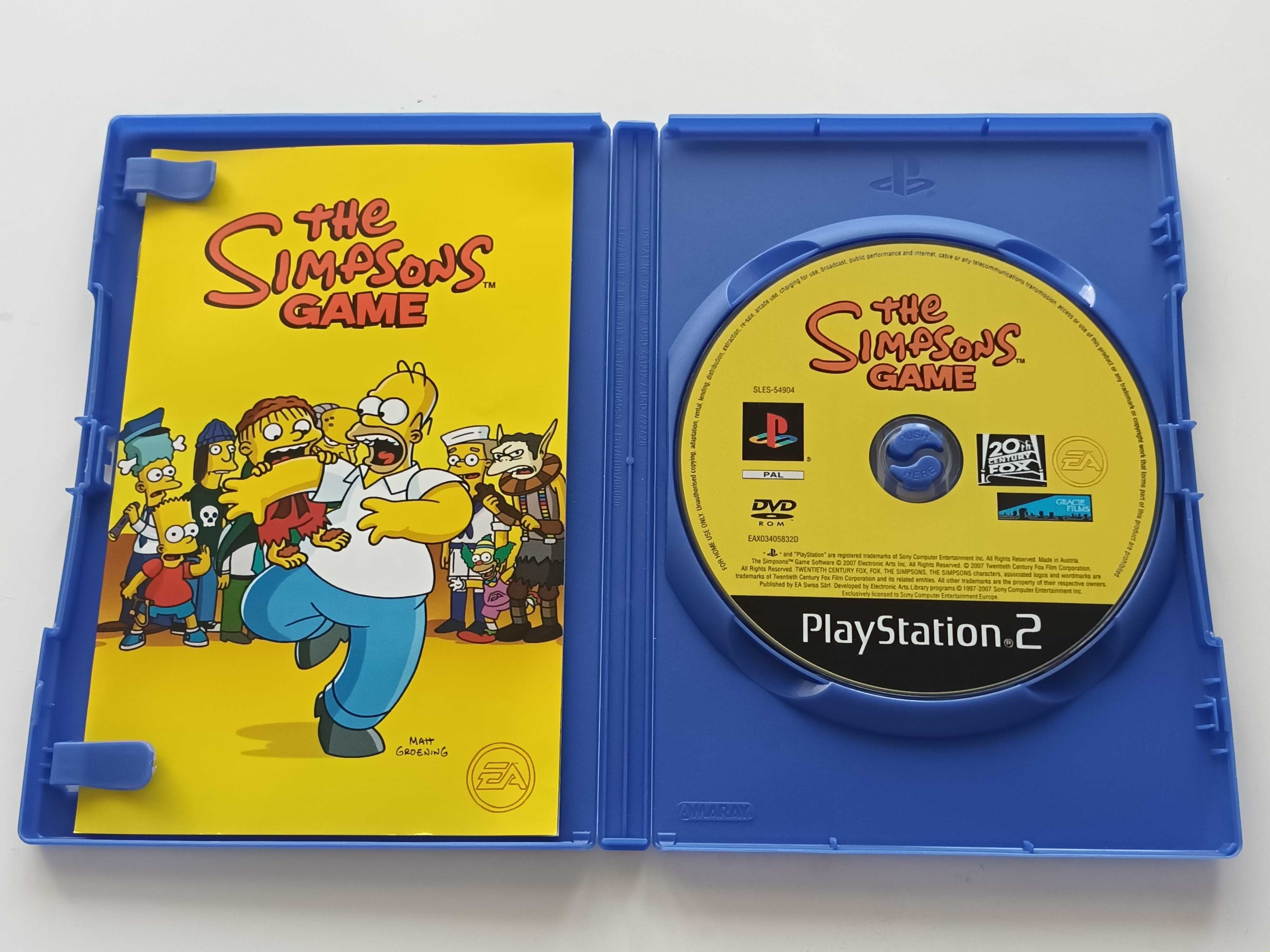 The Simpsons Game Playstation 2 PS2
