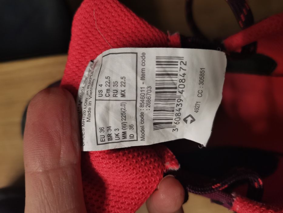 Incaltaminte copii Quechua, drumetie, marime 36, 22.5cm