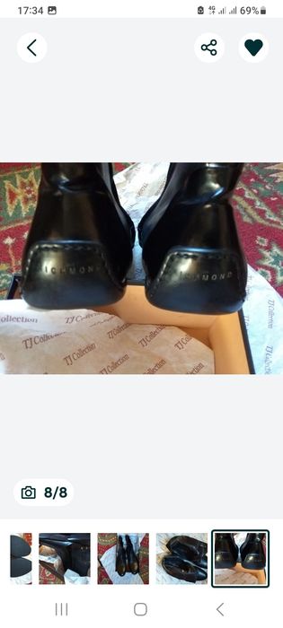 Мужские сапоги ручной работы из Италии.