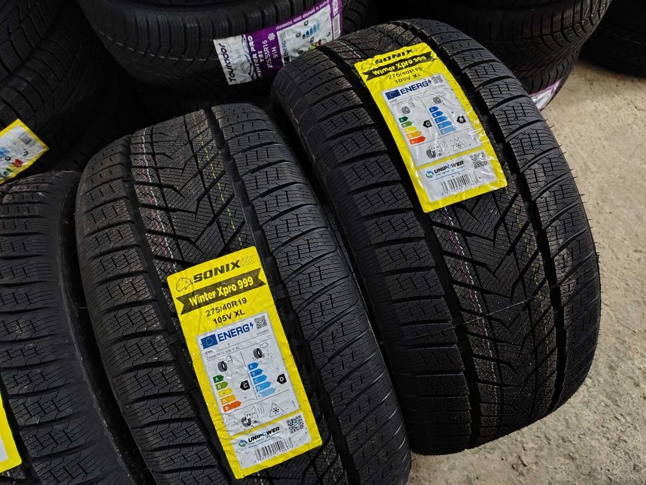 4бр.НОВИ зимни гуми SONIX 245 45 19+275 40 19 DOT25 цена за брой