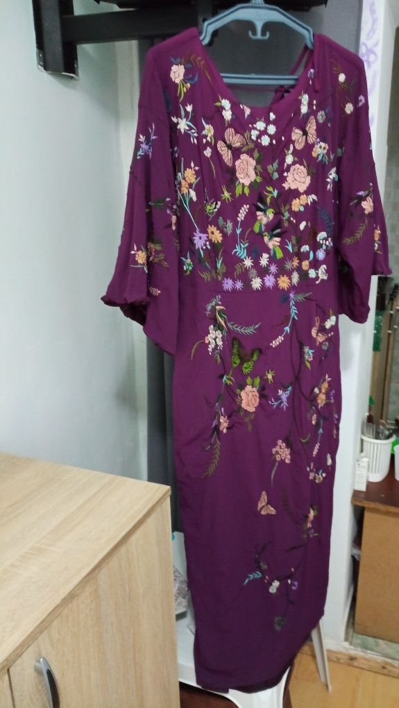 De vanzare rochie lunga bumbac