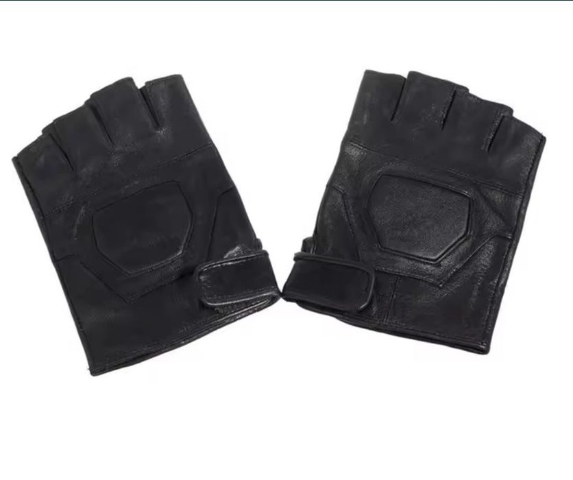 Mănuși de condus fara degete , mănuși unisex condus , piele ecologică