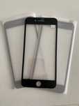 Set 3 folii sticla fullscreen si husa neagra pt iphone 7+/8+