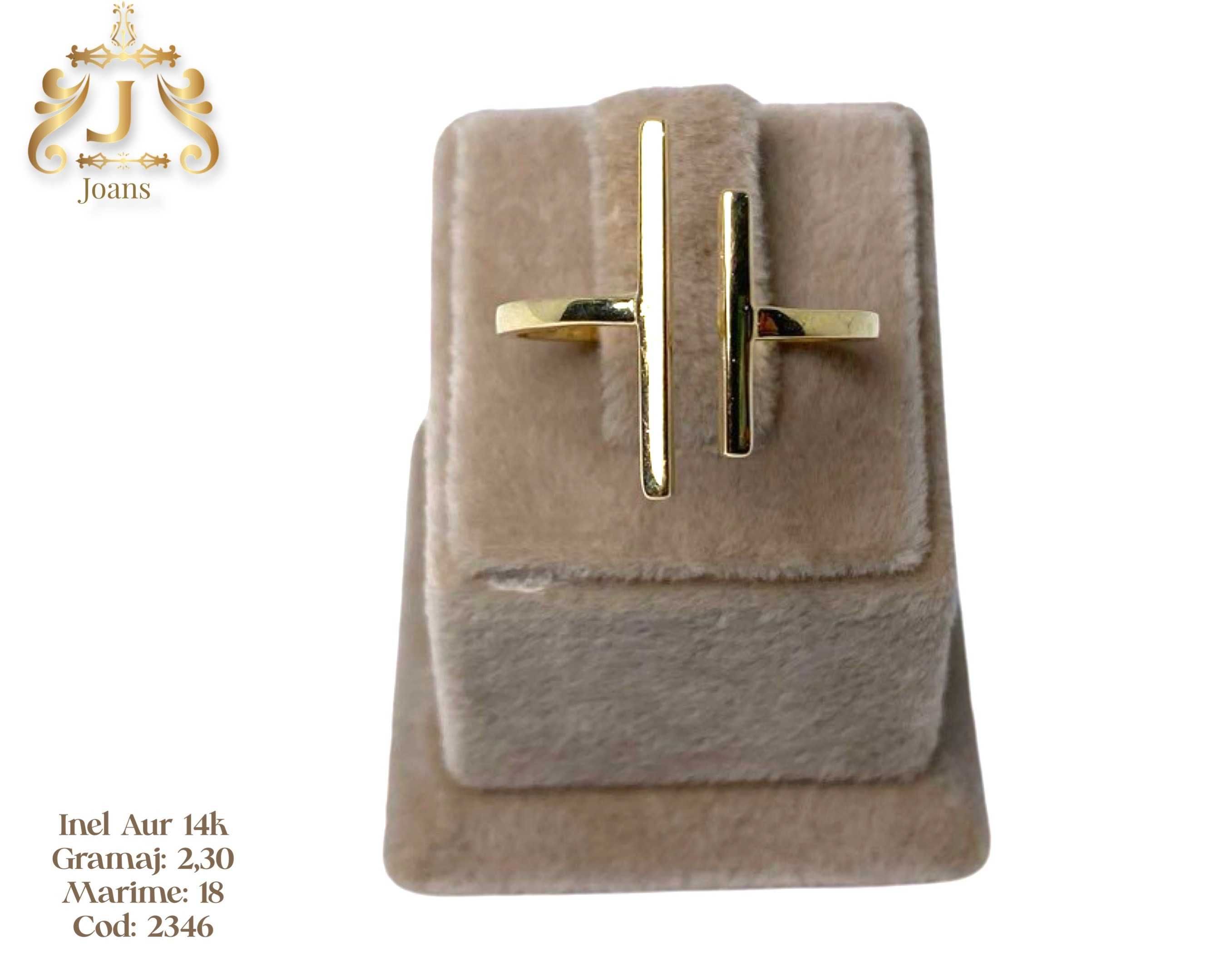 (2346) Inel Aur 14k, 2,30 grame FB Bijoux Euro Gold 320 lei gr