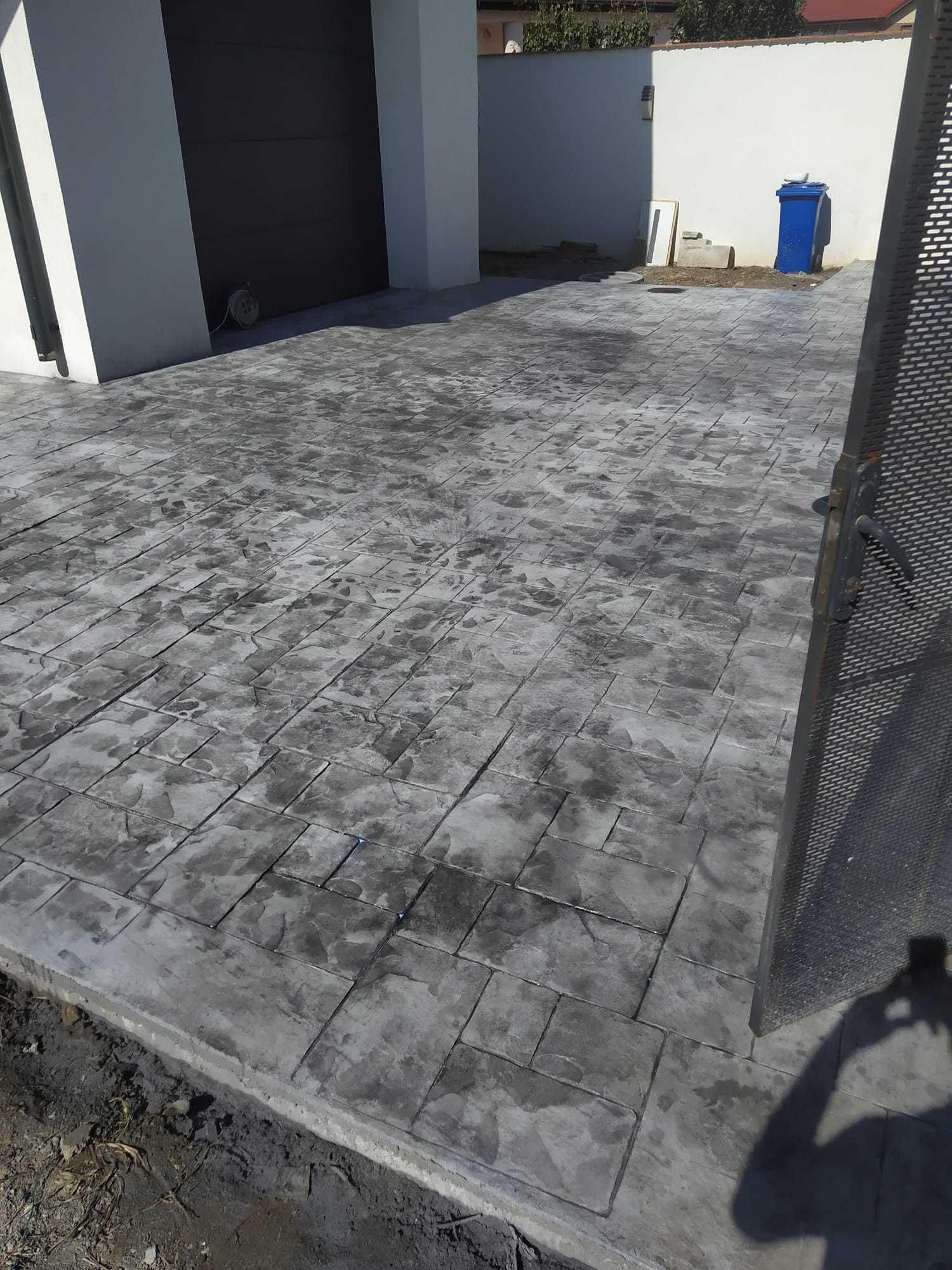 #beton amprentat elicoperizat# pavaj din beton amprentat#