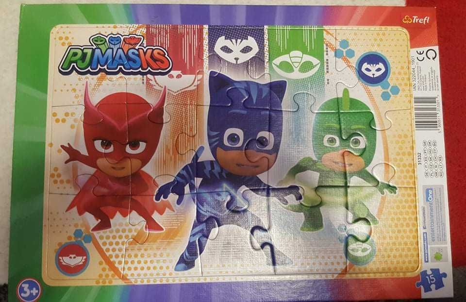 Пъзели-Томас, Мики маус, Снежанка, Маккуин, PJMasks, 3D, Мозайка