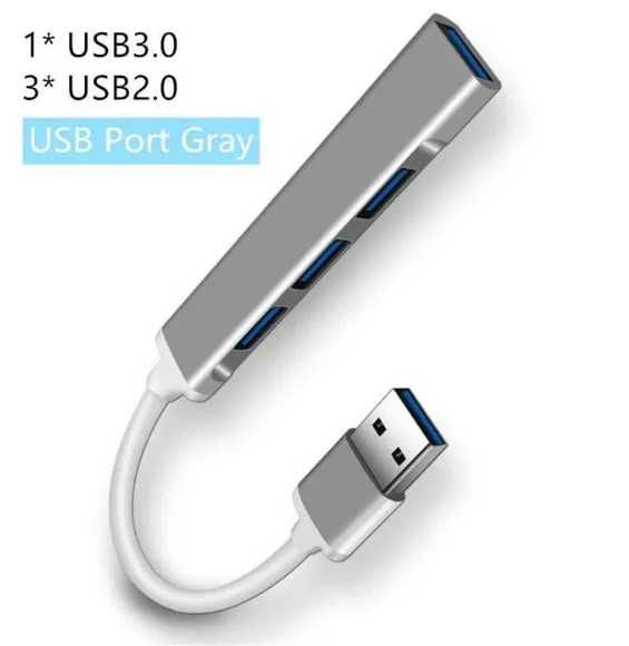 Splitter / hub usb type c / usb la 4 usb - nou