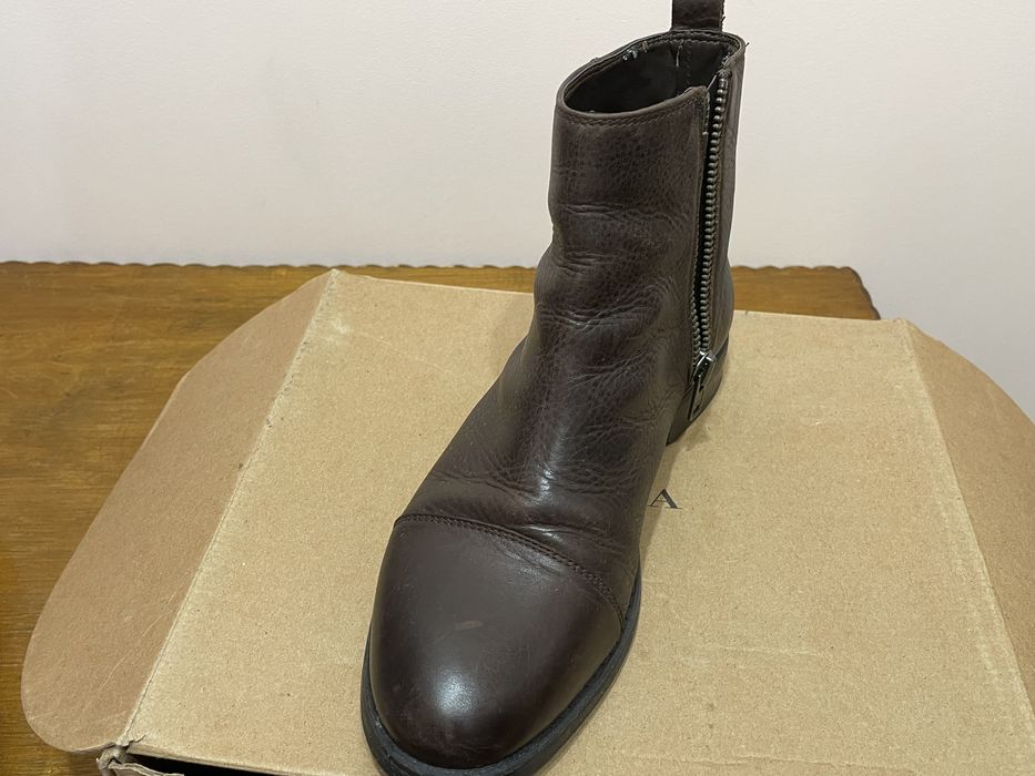 Ghete Zarra Din Piele Naturala