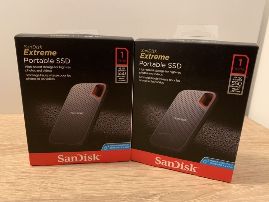 Ssd extern portabil Sandisk Extreme 1TB Nou sigilat ca Samsung T5 T7