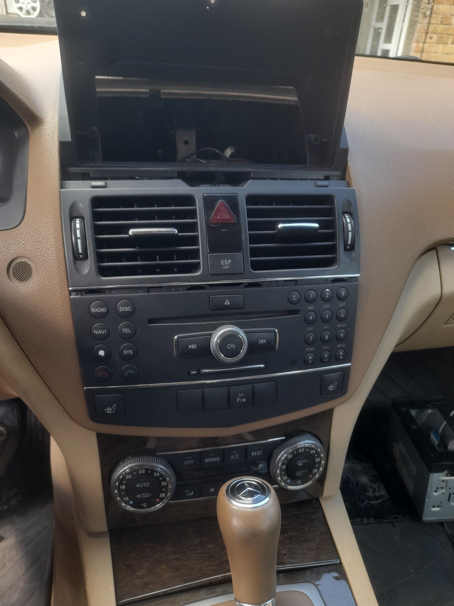 Navigatie/Cd player AUX Mercedes C-Class w204