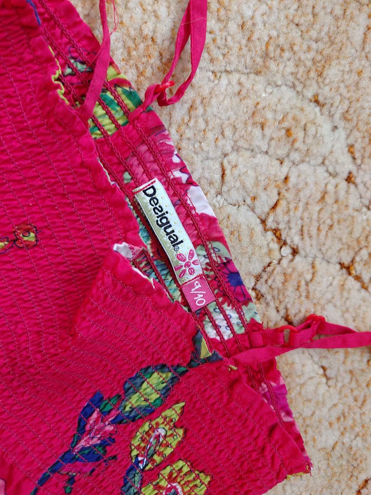 Гащеризон Desigual + жилетка за момиче 9-10 г., многоцветни