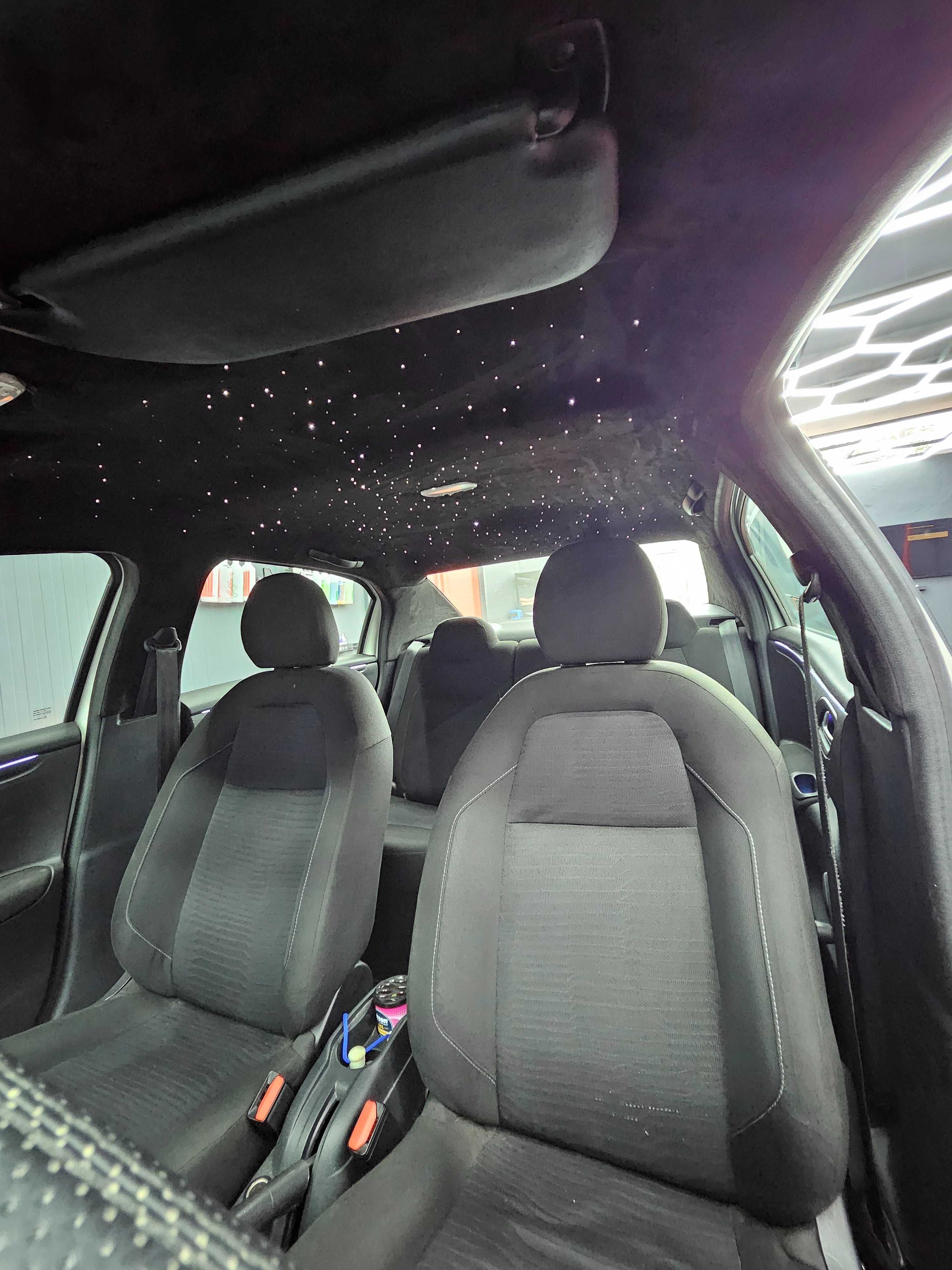 Material textil/alcantara retapitare Peugeot + kit plafon instelat