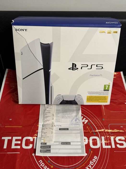 КАТО НОВ 1TB Sony Playstation 5 | PS5 Гаранция Теchnopolis 2026