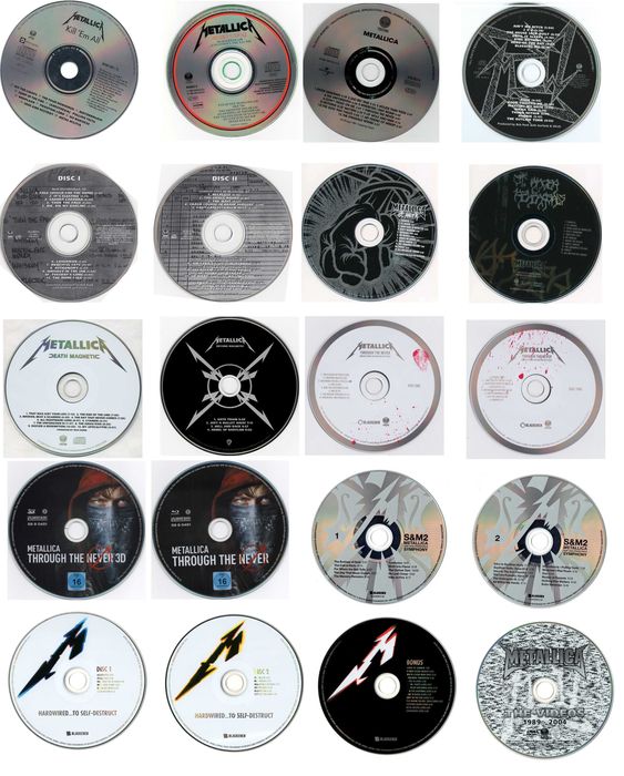 Metallica - Colectie CD DVD Bluray LP Vinil
