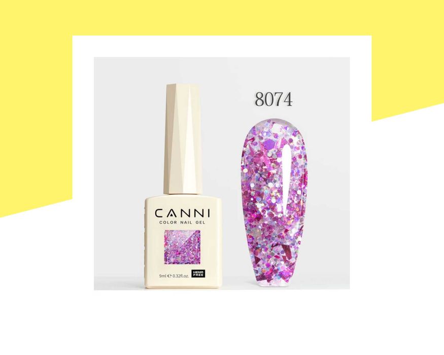 Професионален хипоалергенен гел лак серия „Prism Flash“ CANNI – 9 мл.
