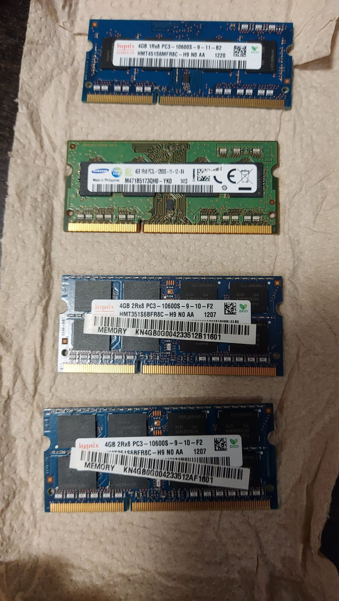 Memorii RAM laptop si intel ssd 660P 512GB