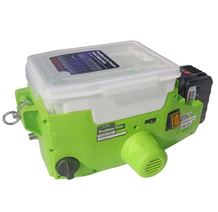 Акумулаторна машина за безвъздушно боядисване 500 W - 1,1 лит./ мин  !