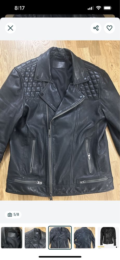 All Saints Conroy /Kushiro/ XXL кожено яке