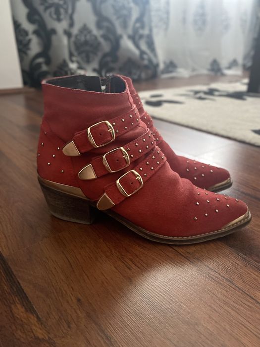 Botine BB UP, piele, marime 37