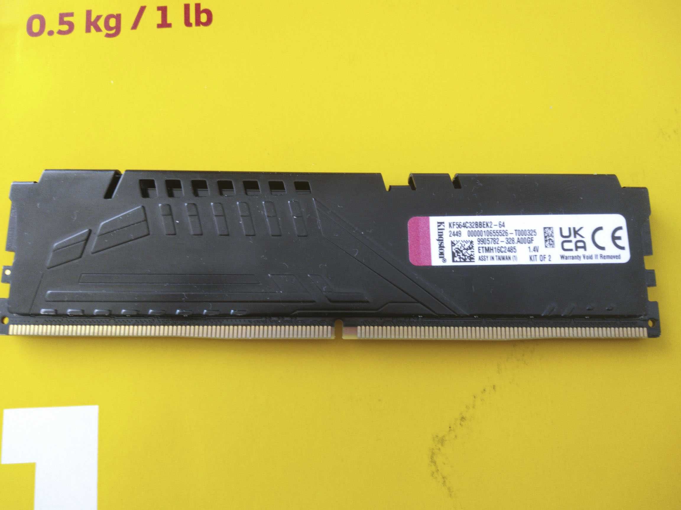 kingston fury DDR5 32gb 6400Mhz ram памет