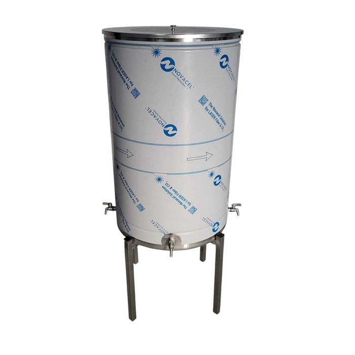 Vas de agheasma INOX 250 L cu suport si 3 robineti NOU