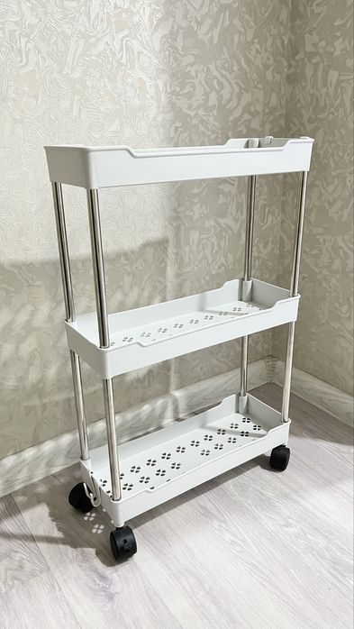 Этажерка на колесиках для фруктов, овощей, быт.химии