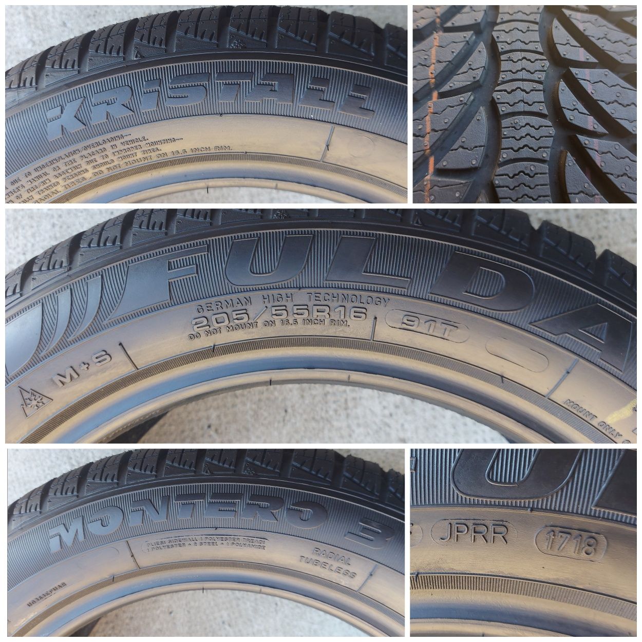 O bucată 205/55 R16 M+S iarnă - una Fulda Pirelli